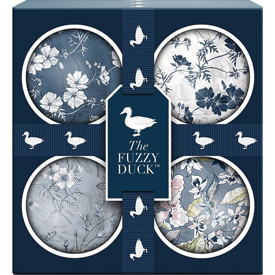 Baylis & Harding The Fuzzy Duck Cotswold Floral funkelnder Badeball 4 x 120 g, Kosmetikset für Damen