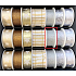 Nekupto Stoff Weihnachtsband Silbernes Spinnennetz 25 mm x 2,5 m
