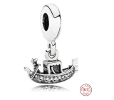 Sterling Silber 925 Venedig Gondel, Reise-Armband-Anhänger