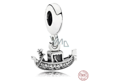 Sterling Silber 925 Venedig Gondel, Reise-Armband-Anhänger