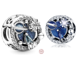 Sterling Silber 925 Reise der Galaxien Universum, Perle auf Armband Symbol