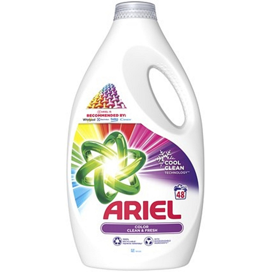 Ariel Color Flüssigwaschgel für Buntwäsche 48 Dosen 2,4 l