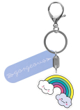 Albi Picture Schlüsselanhänger mit Karabiner Regenbogen