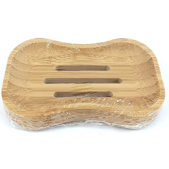 Seifenschale aus Holz 11 x 7 cm