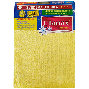 Clanax schwedisches Tuch Gold 40 × 40 cm, 320 g