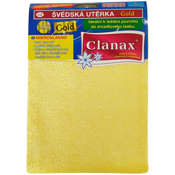 Clanax schwedisches Tuch Gold 40 × 40 cm, 320 g