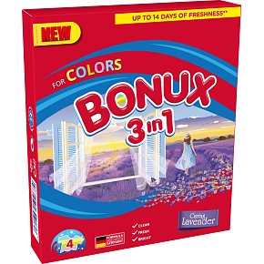 Bonux Color Caring Lavender Waschmittel, 4 Wäschen, 300 g