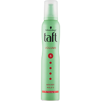 Taft Volume Mega, Schaumfestiger mit doppeltem Push-Up-Effekt, Haltekraft 5, 200 ml