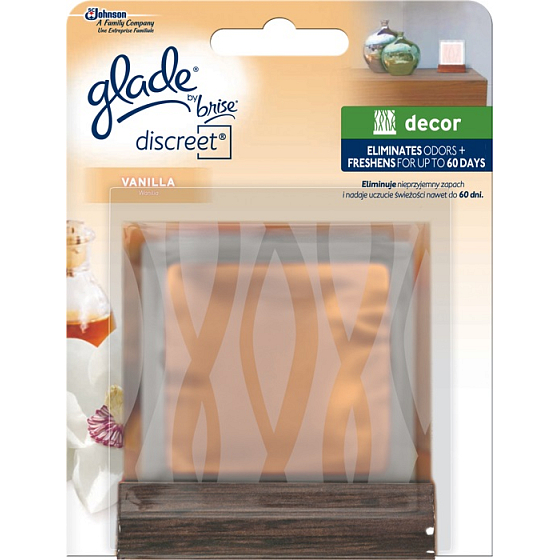 Glade Vanilla Discreet Decor Lufterfrischerglas 8 g