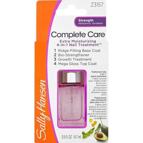 Sally Hansen Komplettpflege Extra Feuchtigkeitsspendende 4in1 Nagelbehandlung Komplette Nagelpflege 14,7 ml