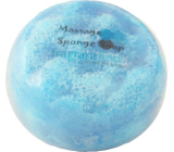 Fragrant Issey Men Glycerinseife Massage mit einem Schwamm gefüllt mit dem Duft des Parfums Issey Miyake Man in hellblauer Farbe 200 g