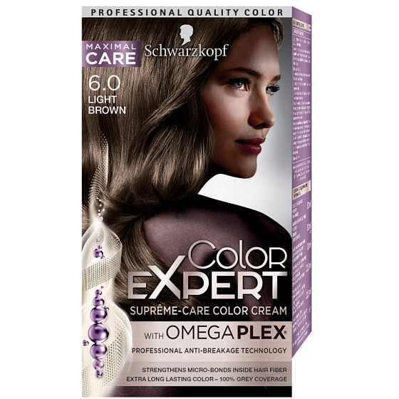Schwarzkopf Color Expert Haarfarbe 6.0 Hellbraun