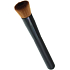 Kosmetische Make-up Pinsel braun rundes glattes Haar schwarzer Griff 14,5 cm 30450