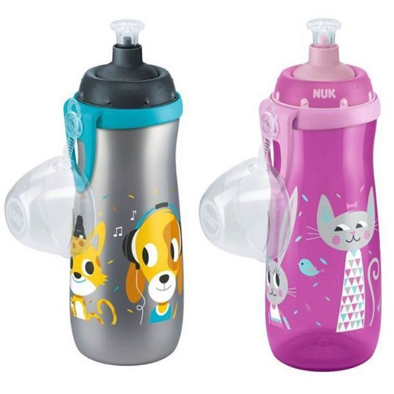 Nuk First Choice Sports Cup Push-Pull-Trinker 36+ Monate Plastikflasche 450 ml