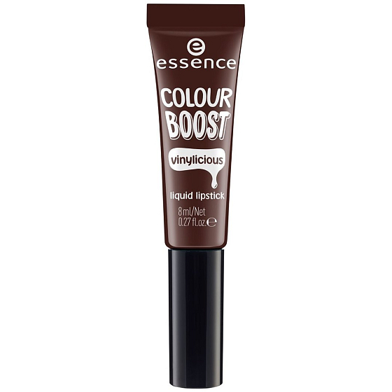 Essence Color Boost Vinylicious flüssiger Lippenstift 10 Ich bin dunkel Ich bin zurück 8 ml