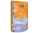 Dr. Clauders Huhn und Ente in Sauce, vollständiges Futter mit Fleischstücken für Katzen, Beutel 100 g