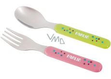 Baby Farlin Löffel und Gabel 4+ Monate eingestellt