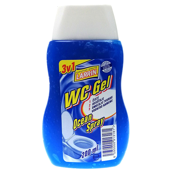 Larrin Wc Ocean 3in1 Gel mit Vorhang 200 ml