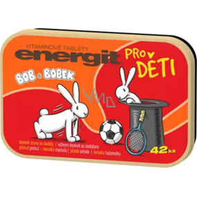 Energit Bob und Bobek Vitamintabletten stärken die Immunität von Kindern 42 Tabletten