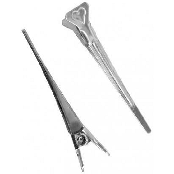Pinetka Metall Silber 5 cm 10 Stück