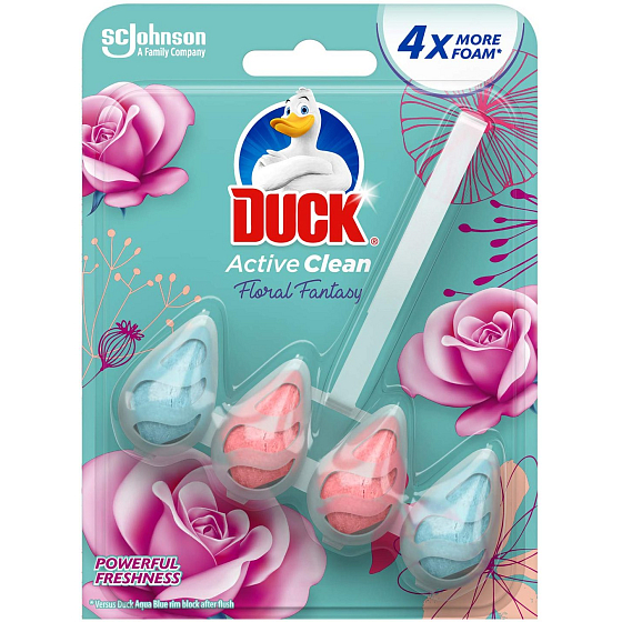 Duck Active Clean Floral Fantasy Wand-Toilettenreiniger mit einem Duft von 38,6 g