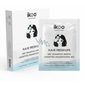 Ikoo Dry Sheets SOS Trockenshampoo in Handschuhen 8 Stück Ikoo Dry Sheets SOS Trockenshampoo in Handschuhen 8 Stück