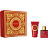 Versace Eros Flame parfümiertes Wasser für Männer 30 ml + Duschgel 50 ml, Geschenkset