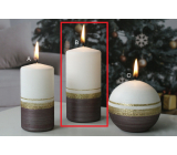 Lima Aroma Linie Kerze Purpur Zylinder 60 x 120 mm 1 Stück