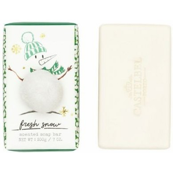 Castelbel Fresh Snow - Frischschnee Weihnachtstoilettenseife 200 g