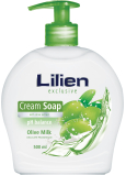 Lilien Olive Milk Flüssigseife mit Spender, 500 ml