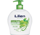 Lilien Olive Milk Flüssigseife mit Spender, 500 ml