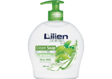 Lilien Olive Milk Flüssigseife mit Spender, 500 ml