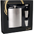 Albi Male affair Flachmann 200 ml + Schnapsglas 2 x 20 ml + Ausgießer 1 Stück, Geschenkset für Männer