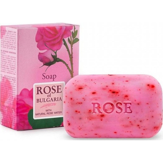 Rose of Bulgaria Natürliche Rosenseife mit Peelingeffekt 100 g