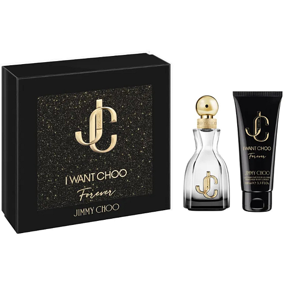 Jimmy Choo I Want Choo Forever Eau de Parfum 60 ml + Körperlotion 100 ml, Geschenkset für Frauen