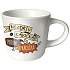Nekupto Mini Tasse Erst Kaffee dann Arbeit 100 ml