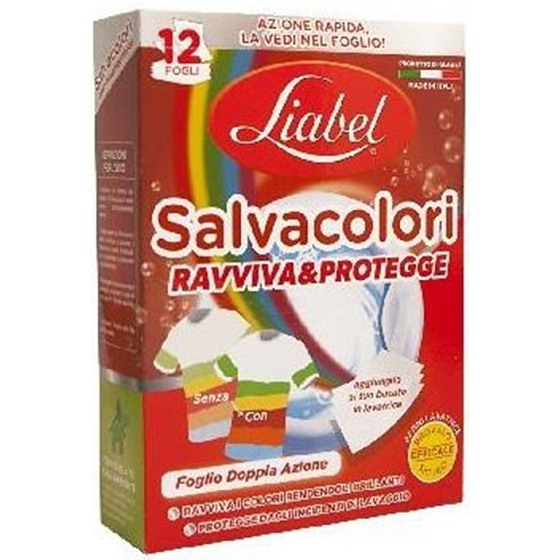 Liabel Wash Color Anti-Flecken-Waschmaschinen-Tücher 12 Stück