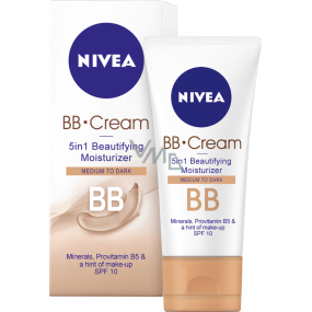 Nivea Essentials OF 15 denní BB krém tmavší odstín, 50 ml Nivea Essentials OF 15 denní BB krém tmavší odstín, 50 ml