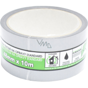 Mako Standard páska textilní na opravy, stříbrná, 48 mm × 10 m