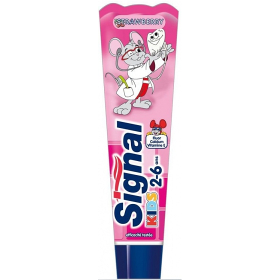 Signal Kids Strawberry 2-6 Jahre Zahnpasta für Kinder 50 ml
