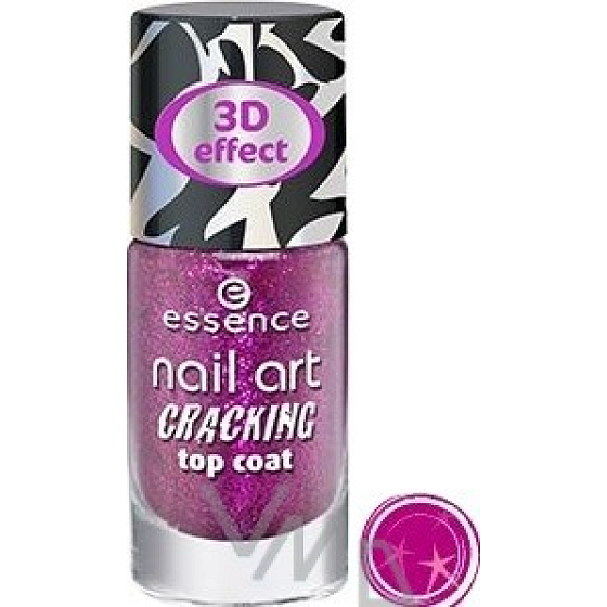Essence Nail Art Cracking Decklack mit rissigem Lackeffekt 06 Pink 8 ml