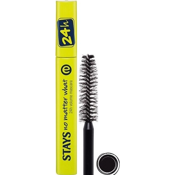 Essenz bleibt egal, was 24h Volumen Mascara Schatten schwarz 9 ml
