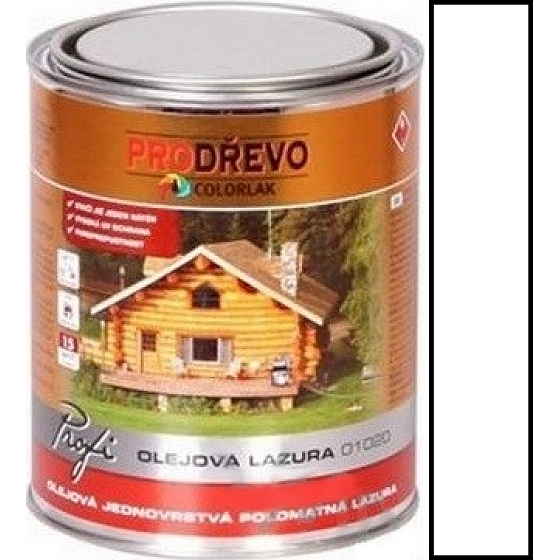 Colorlak Profi Holzlasur 01020 Weiß 0,75 l