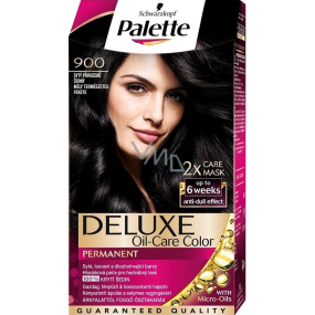 Schwarzkopf Palette Deluxe Haarfarbe 900 Intensiv Natürlich Schwarz 115 ml