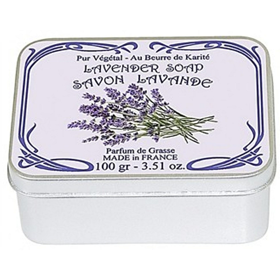 Le Blanc Lavendel - Natürliches Lavendelseife fest in Schachtel 100 g