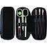 Dup Manicure Bela 6 Stück schwarz glänzendes Skulpturenmuster 230403-021
