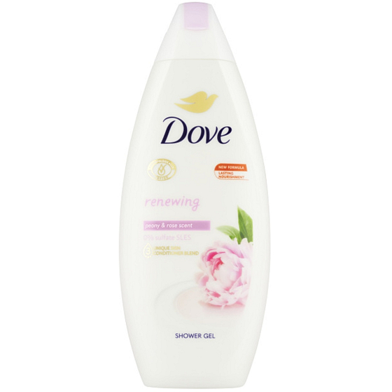 Dove Purely Pampering Cream und Pfingstrosen-Duschgel 250 ml