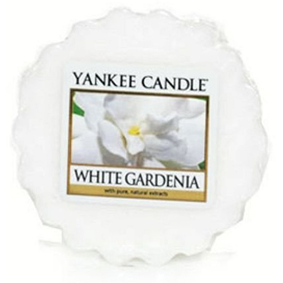Yankee Candle White Gardenia - Weißes Gardenia-Duftwachs für Aromalampe 22 g
