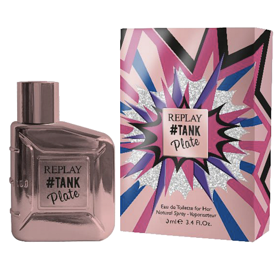 Replay Tank Plate für Ihr Eau de Toilette für Frauen 50 ml