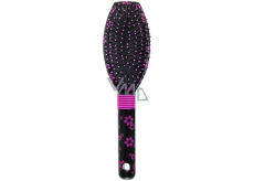 Duko Haarbürste oval 11 Reihen Blume 1450YK